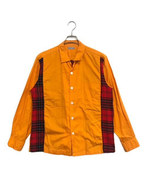COMME des GARCONS（コムデギャルソン）COMME des GARCONS (コムデギャルソン) リバーシブルドッキングシャツ オレンジ×レッド サイズ:表記なしの古着・服飾アイテム