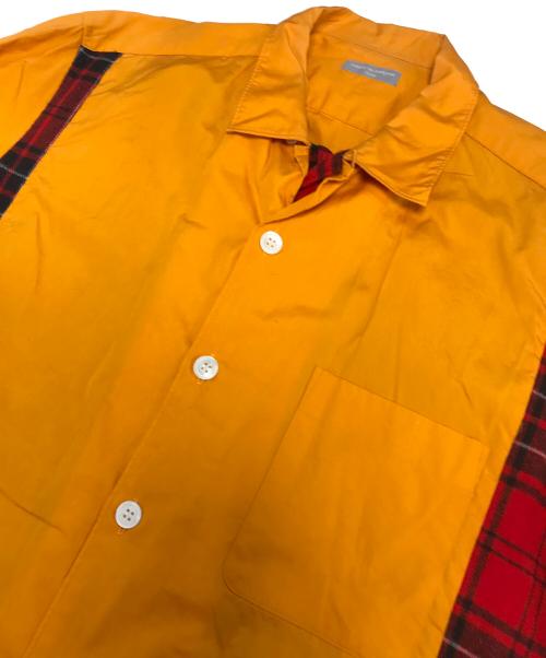 COMME des GARCONS（コムデギャルソン）COMME des GARCONS (コムデギャルソン) リバーシブルドッキングシャツ オレンジ×レッド サイズ:表記なしの古着・服飾アイテム