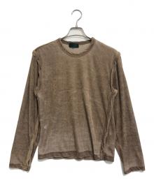 COMME des GARCONS HOMME PLUS（コムデギャルソンオムプリュス）の古着「ロングスリーブカットソー」｜ブラウン