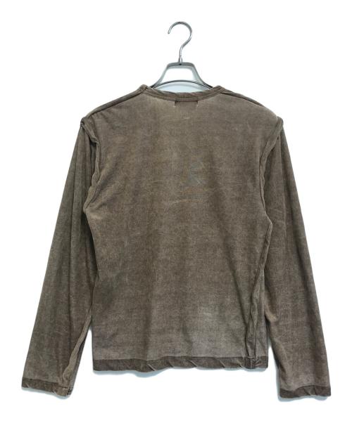 COMME des GARCONS HOMME PLUS（コムデギャルソンオムプリュス）COMME des GARCONS HOMME PLUS (コムデギャルソンオムプリュス) ロングスリーブカットソー ブラウン サイズ:Mの古着・服飾アイテム