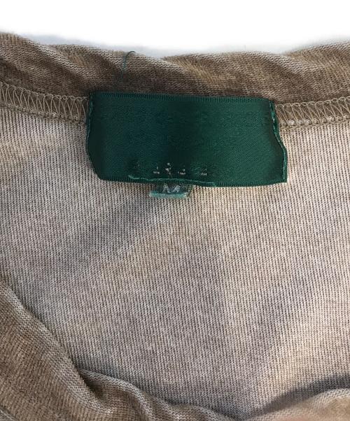 COMME des GARCONS HOMME PLUS（コムデギャルソンオムプリュス）COMME des GARCONS HOMME PLUS (コムデギャルソンオムプリュス) ロングスリーブカットソー ブラウン サイズ:Mの古着・服飾アイテム