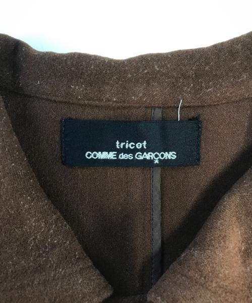 tricot COMME des GARCONS（トリココムデギャルソン）tricot COMME des GARCONS (トリココムデギャルソン) 80s ウールロングコート ブラウン サイズ:表記なしの古着・服飾アイテム