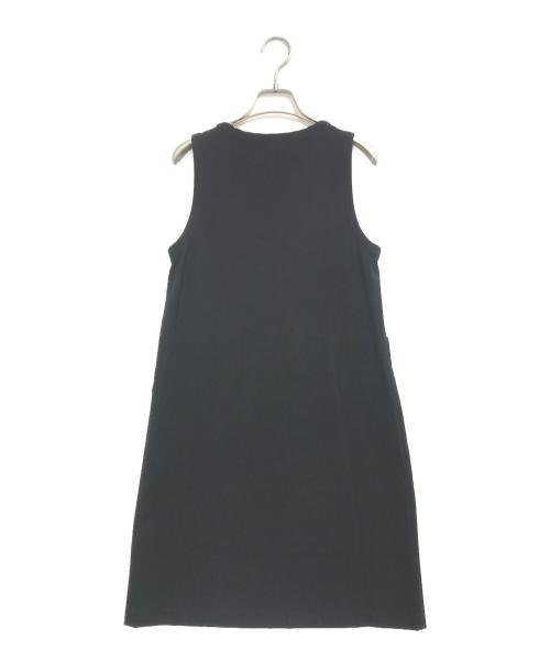tricot COMME des GARCONS（トリココムデギャルソン）tricot COMME des GARCONS (トリココムデギャルソン) 切替ノースリーブワンピース ブラック サイズ:表記なしの古着・服飾アイテム