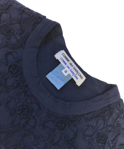 COMME des GARCONS COMME des GARCONS（コムデギャルソン コムデギャルソン）COMME des GARCONS COMME des GARCONS (コムデギャルソン コムデギャルソン) ロングスリーブカットソー ネイビー サイズ:Sの古着・服飾アイテム