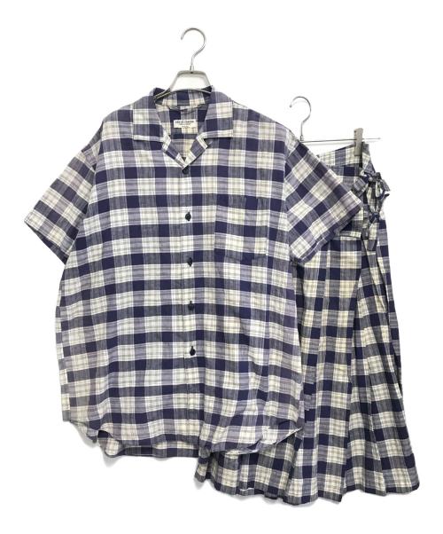 ROBE DE CHAMBRE COMME DES GARCONS（ローブドシャンブル コムデギャルソン）ROBE DE CHAMBRE COMME DES GARCONS (ローブドシャンブル コムデギャルソン) 80'sセットアップ パープル サイズ:表記なしの古着・服飾アイテム