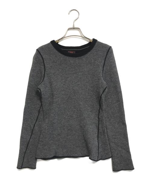 Jean Paul GAULTIER CLASSIQUE（ジャンポールゴルチエクラシック）Jean Paul GAULTIER CLASSIQUE (ジャンポールゴルチエクラシック) ニット グレー サイズ:40の古着・服飾アイテム