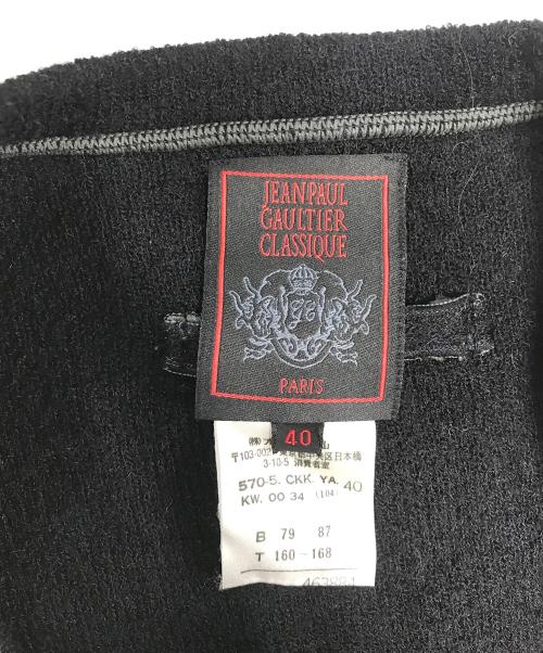 Jean Paul GAULTIER CLASSIQUE（ジャンポールゴルチエクラシック）Jean Paul GAULTIER CLASSIQUE (ジャンポールゴルチエクラシック) ニット グレー サイズ:40の古着・服飾アイテム