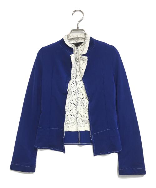 COMME des GARCONS（コムデギャルソン）COMME des GARCONS (コムデギャルソン) ドッキングジャケット ブルー サイズ:表記なしの古着・服飾アイテム