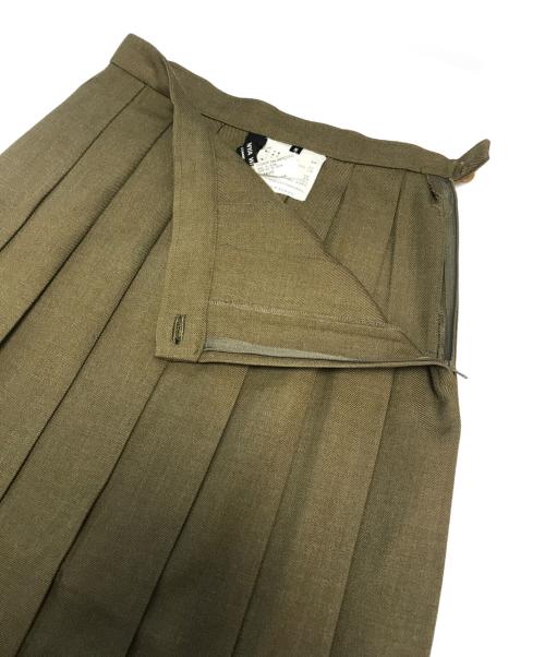 JUNYA WATANABE COMME des GARCONS（(ジュンヤワタナベ コムデギャルソン）JUNYA WATANABE COMME des GARCONS ((ジュンヤワタナベ コムデギャルソン) プリーツスカート オリーブ サイズ:Sの古着・服飾アイテム