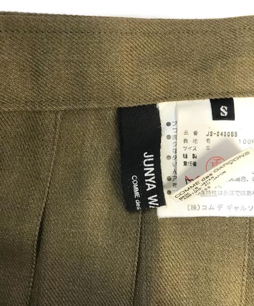 JUNYA WATANABE COMME des GARCONS（(ジュンヤワタナベ コムデギャルソン）JUNYA WATANABE COMME des GARCONS ((ジュンヤワタナベ コムデギャルソン) プリーツスカート オリーブ サイズ:Sの古着・服飾アイテム