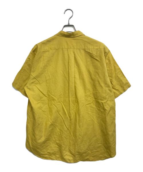 COMME des GARCONS HOMME（コムデギャルソン オム）COMME des GARCONS HOMME (コムデギャルソン オム) リネン混オープンカラーシャツ イエロー サイズ:表記なしの古着・服飾アイテム