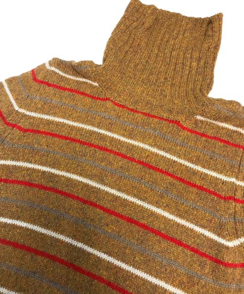 DRIES VAN NOTEN（ドリスヴァンノッテン）DRIES VAN NOTEN (ドリスヴァンノッテン) タートルネックニットワンピース ブラウン サイズ:Sの古着・服飾アイテム