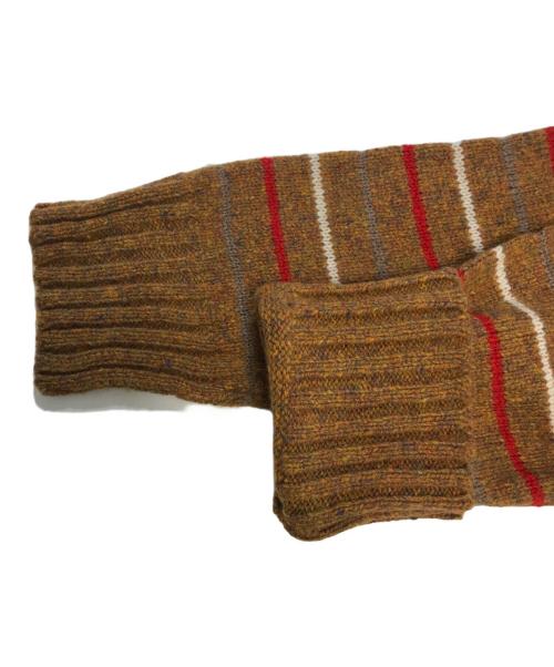 DRIES VAN NOTEN（ドリスヴァンノッテン）DRIES VAN NOTEN (ドリスヴァンノッテン) タートルネックニットワンピース ブラウン サイズ:Sの古着・服飾アイテム