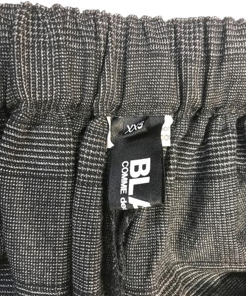 BLACK COMME des GARCONS（ブラックコムデギャルソン）BLACK COMME des GARCONS (ブラックコムデギャルソン) グレンチェックサルエルバルーンパンツ ブラック サイズ:XXSの古着・服飾アイテム