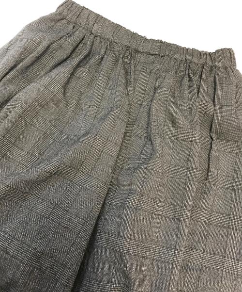 BLACK COMME des GARCONS（ブラックコムデギャルソン）BLACK COMME des GARCONS (ブラックコムデギャルソン) グレンチェックサルエルバルーンパンツ ブラック サイズ:XXSの古着・服飾アイテム