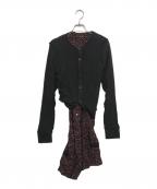 JUNYA WATANABE COMME des GARCONS(ジュンヤワタナベ コムデギャルソン）の古着「ドッキングワンピース」｜ブラック