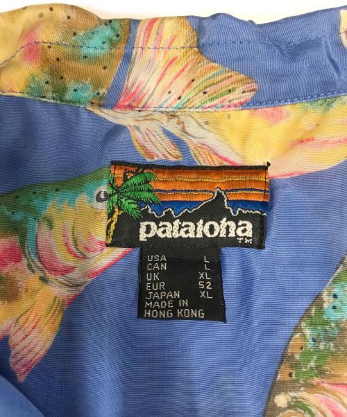 Patagonia（パタゴニア）Patagonia (パタゴニア) レーヨンアロハシャツ スカイブルー サイズ:XLの古着・服飾アイテム