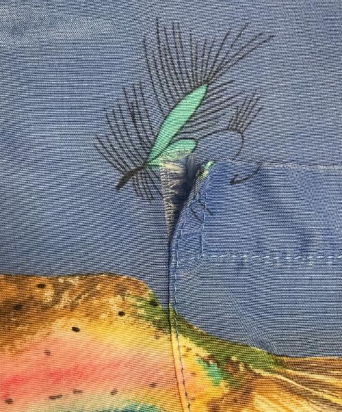 Patagonia（パタゴニア）Patagonia (パタゴニア) レーヨンアロハシャツ スカイブルー サイズ:XLの古着・服飾アイテム