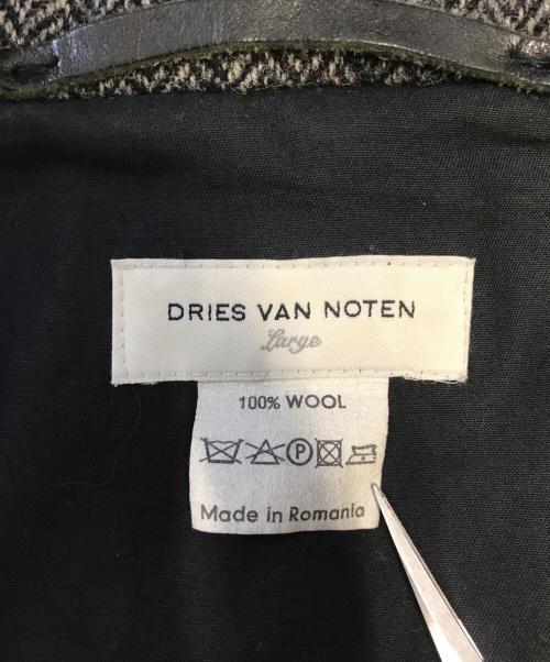 DRIES VAN NOTEN（ドリスヴァンノッテン）DRIES VAN NOTEN (ドリスヴァンノッテン) HBT Wool Jacket グレー サイズ:Lの古着・服飾アイテム