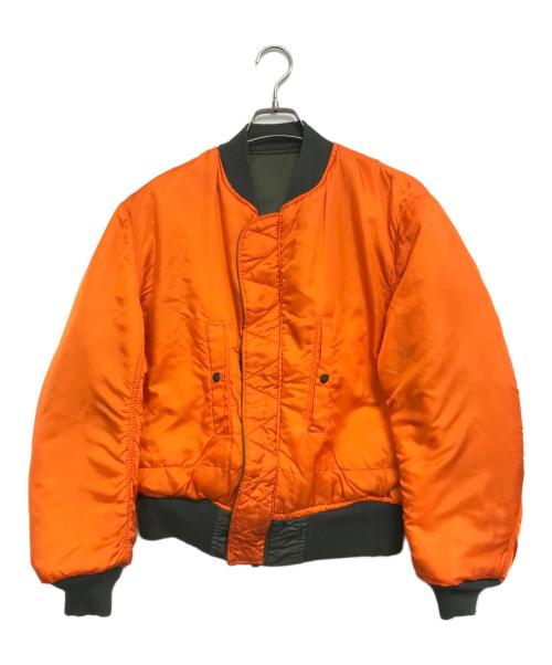 ALPHA（アルファ）ALPHA (アルファ) リバーシブルMA-1ジャケット グリーン サイズ:Mの古着・服飾アイテム