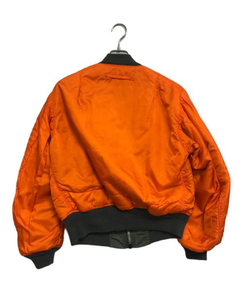 ALPHA（アルファ）ALPHA (アルファ) リバーシブルMA-1ジャケット グリーン サイズ:Mの古着・服飾アイテム