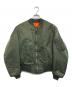 ALPHA（アルファ）の古着「リバーシブルMA-1ジャケット」｜グリーン