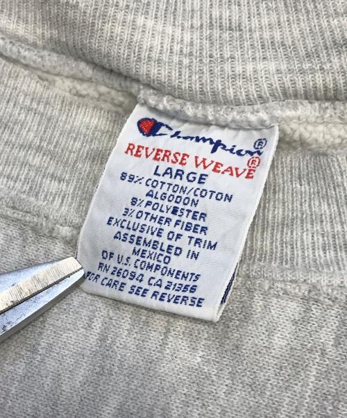 Champion（チャンピオン）Champion (チャンピオン) リバースウィーブスウェット ライトグレー サイズ:Lの古着・服飾アイテム