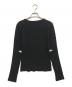 HELMUT LANG (ヘルムートラング) カットオフ ロングスリーブカットソー ブラック サイズ:S：20000円