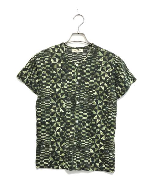 COMME des GARCONS（コムデギャルソン）COMME des GARCONS (コムデギャルソン) 00's 総柄シャツ グリーン サイズ:表記なしの古着・服飾アイテム