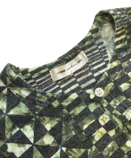 COMME des GARCONS（コムデギャルソン）COMME des GARCONS (コムデギャルソン) 00's 総柄シャツ グリーン サイズ:表記なしの古着・服飾アイテム