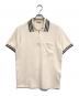 PRADA（プラダ）の古着「ハーフジップポロシャツ」｜ベージュ
