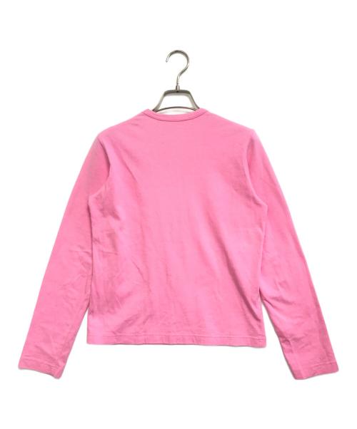 JUNYA WATANABE MAN PINK（ジュンヤワタナベマン ピンク）JUNYA WATANABE MAN PINK (ジュンヤワタナベマン ピンク) ロゴロングスリーブカットソー ピンク サイズ:表記なしの古着・服飾アイテム