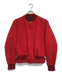 Jean Paul GAULTIER CLASSIQUE（ジャンポールゴルチエクラシック）の古着「ベルト付ブルゾン」｜レッド