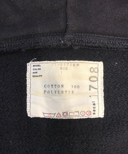 sacai（サカイ）sacai (サカイ) THE NORTH FACE (ザ ノース フェイス) 異素材切替アノラックパーカー ネイビー×グリーン サイズ:1の古着・服飾アイテム