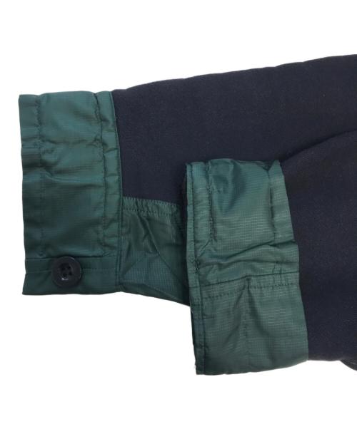 sacai（サカイ）sacai (サカイ) THE NORTH FACE (ザ ノース フェイス) 異素材切替アノラックパーカー ネイビー×グリーン サイズ:1の古着・服飾アイテム
