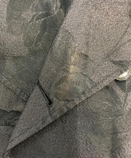 Jean Paul Gaultier homme（ジャンポールゴルチェオム）Jean Paul Gaultier homme (ジャンポールゴルチェオム) ダブルブレストフェイクファージャケット ブラック サイズ:50の古着・服飾アイテム