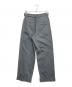 DRIES VAN NOTEN (ドリスヴァンノッテン) ウエストベルトワイドタックパンツ グレー サイズ:34：23000円