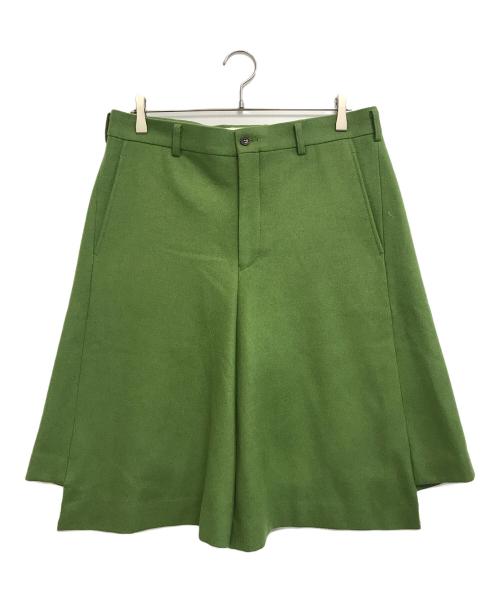 COMME des GARCONS HOMME PLUS（コムデギャルソンオムプリュス）COMME des GARCONS HOMME PLUS (コムデギャルソンオムプリュス) ハーフパンツ 黄緑 サイズ:Lの古着・服飾アイテム