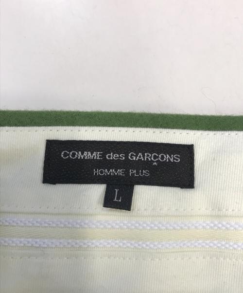 COMME des GARCONS HOMME PLUS（コムデギャルソンオムプリュス）COMME des GARCONS HOMME PLUS (コムデギャルソンオムプリュス) ハーフパンツ 黄緑 サイズ:Lの古着・服飾アイテム