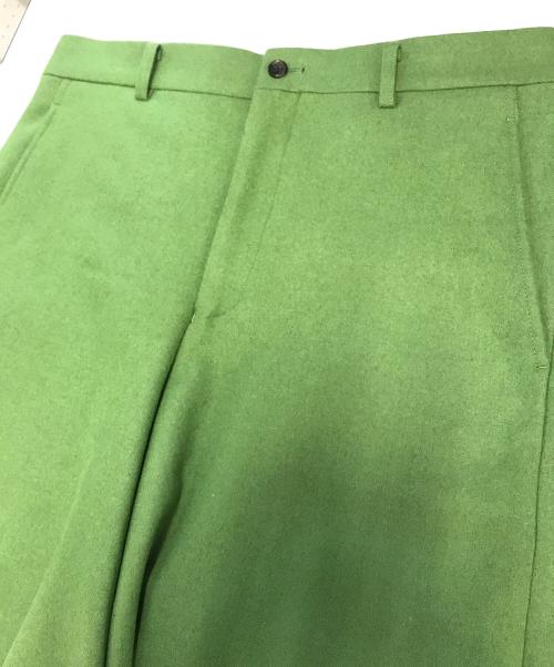 COMME des GARCONS HOMME PLUS（コムデギャルソンオムプリュス）COMME des GARCONS HOMME PLUS (コムデギャルソンオムプリュス) ハーフパンツ 黄緑 サイズ:Lの古着・服飾アイテム