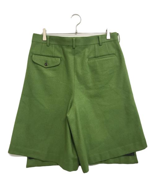 COMME des GARCONS HOMME PLUS（コムデギャルソンオムプリュス）COMME des GARCONS HOMME PLUS (コムデギャルソンオムプリュス) ハーフパンツ 黄緑 サイズ:Lの古着・服飾アイテム