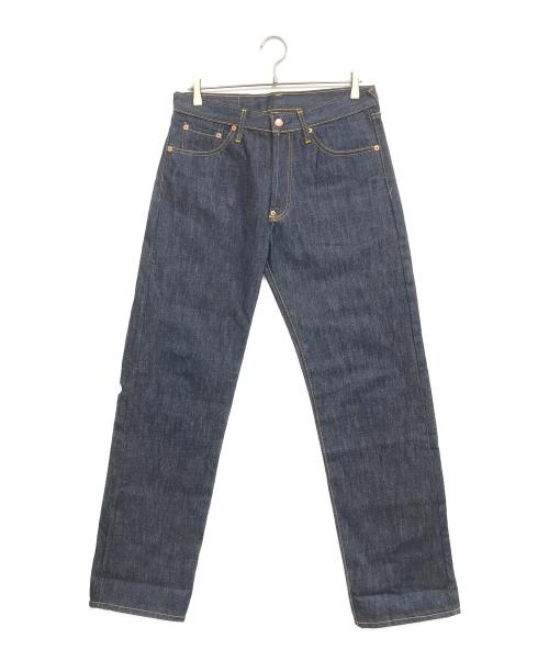 EVISU（エヴィス）EVISU (エヴィス) PUMA (プーマ) カモメプリントデニムパンツ インディゴ サイズ:W32×L34の古着・服飾アイテム