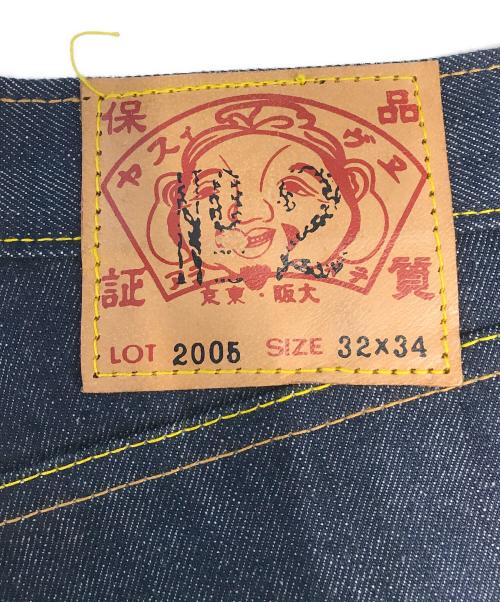 EVISU（エヴィス）EVISU (エヴィス) PUMA (プーマ) カモメプリントデニムパンツ インディゴ サイズ:W32×L34の古着・服飾アイテム