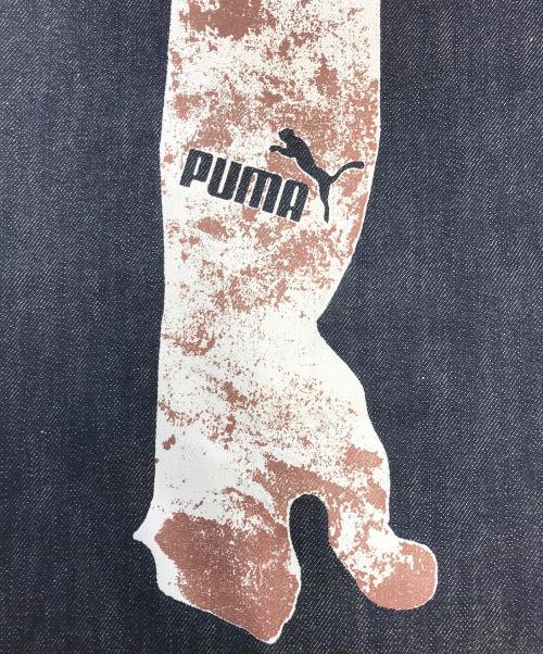 EVISU（エヴィス）EVISU (エヴィス) PUMA (プーマ) カモメプリントデニムパンツ インディゴ サイズ:W32×L34の古着・服飾アイテム