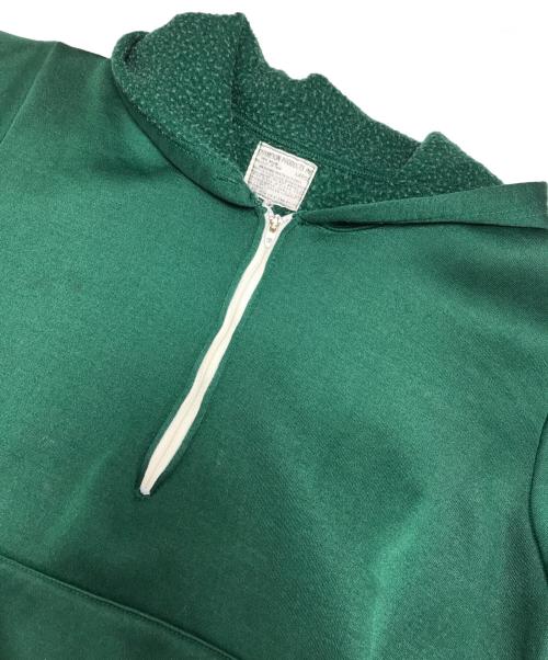 Champion（チャンピオン）Champion (チャンピオン) ハーフジップパーカー グリーン サイズ:Lの古着・服飾アイテム
