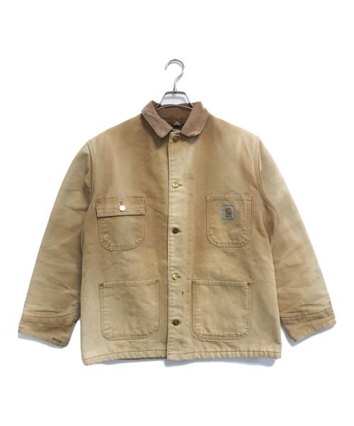 CarHartt（カーハート）CarHartt (カーハート) 裏地ブランケットミシガンチョアコート ベージュ サイズ:表記なしの古着・服飾アイテム