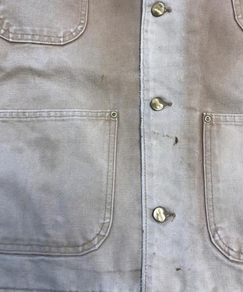 CarHartt（カーハート）CarHartt (カーハート) 裏地ブランケットミシガンチョアコート ベージュ サイズ:表記なしの古着・服飾アイテム