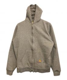 CarHartt（カーハート）の古着「裏サーマルジップパーカー」｜グレー