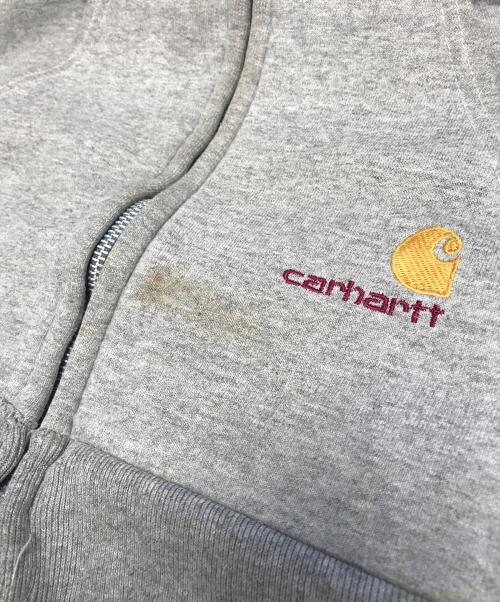 CarHartt（カーハート）CarHartt (カーハート) 裏サーマルジップパーカー グレー サイズ:表記なしの古着・服飾アイテム