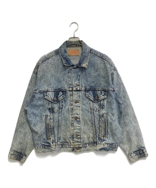 LEVI'S（リーバイス）LEVI'S (リーバイス) ケミカルウォッシュデニムジャケット インディゴ サイズ:XLの古着・服飾アイテム